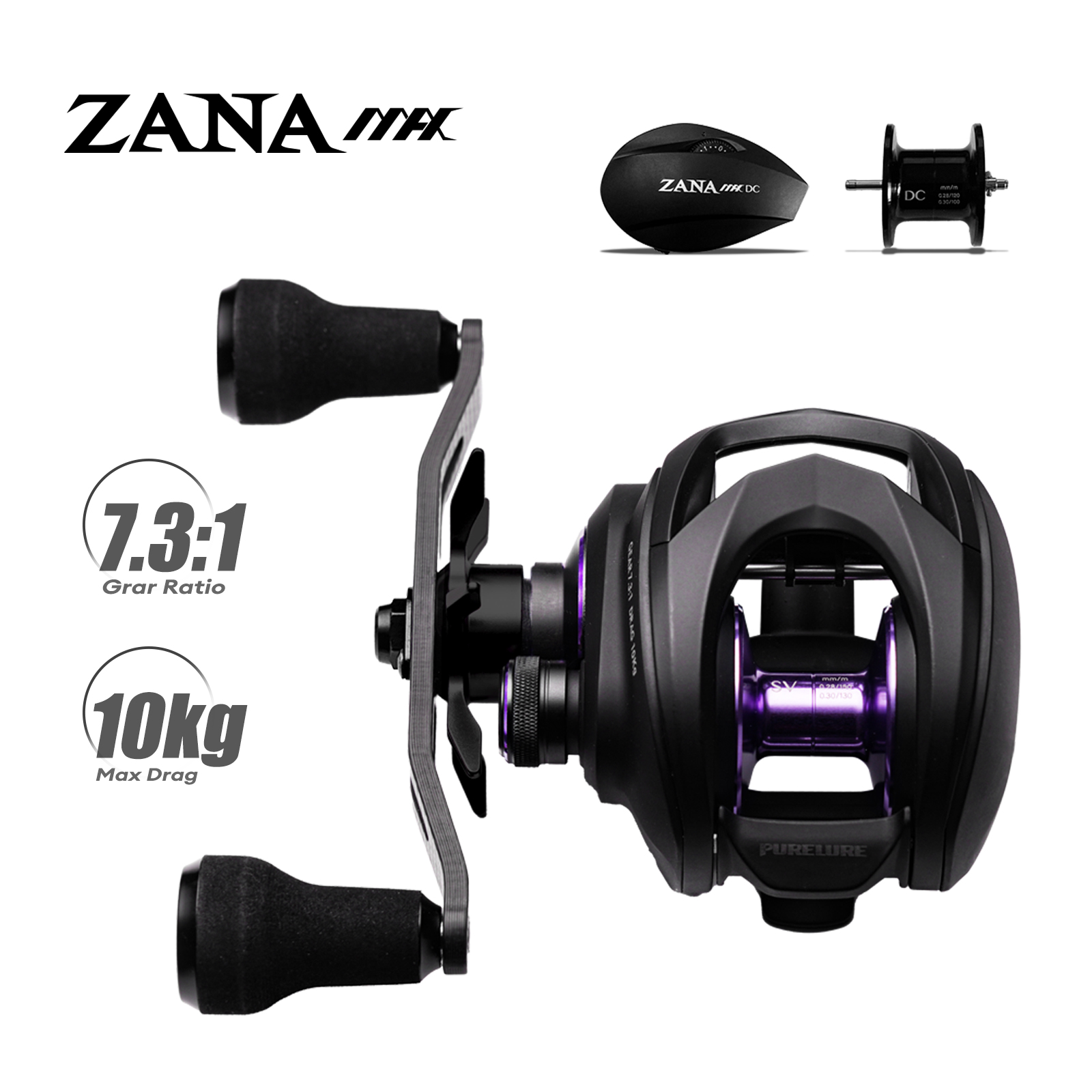 PURELURE ZANA MAX 10KG SV+DC D - Kastking Reel Zephyr ulasan dan harga