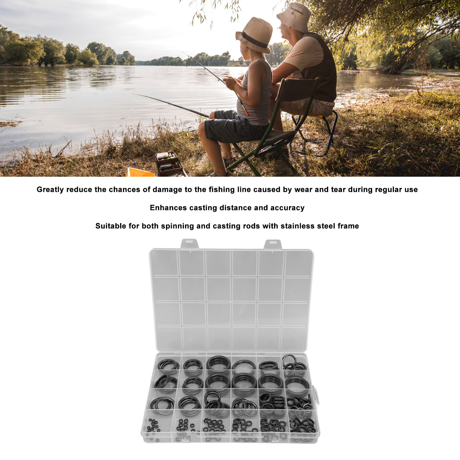 Fishing Rod Guide Repair Kit F - Fishing Rod Casting ulasan dan harga