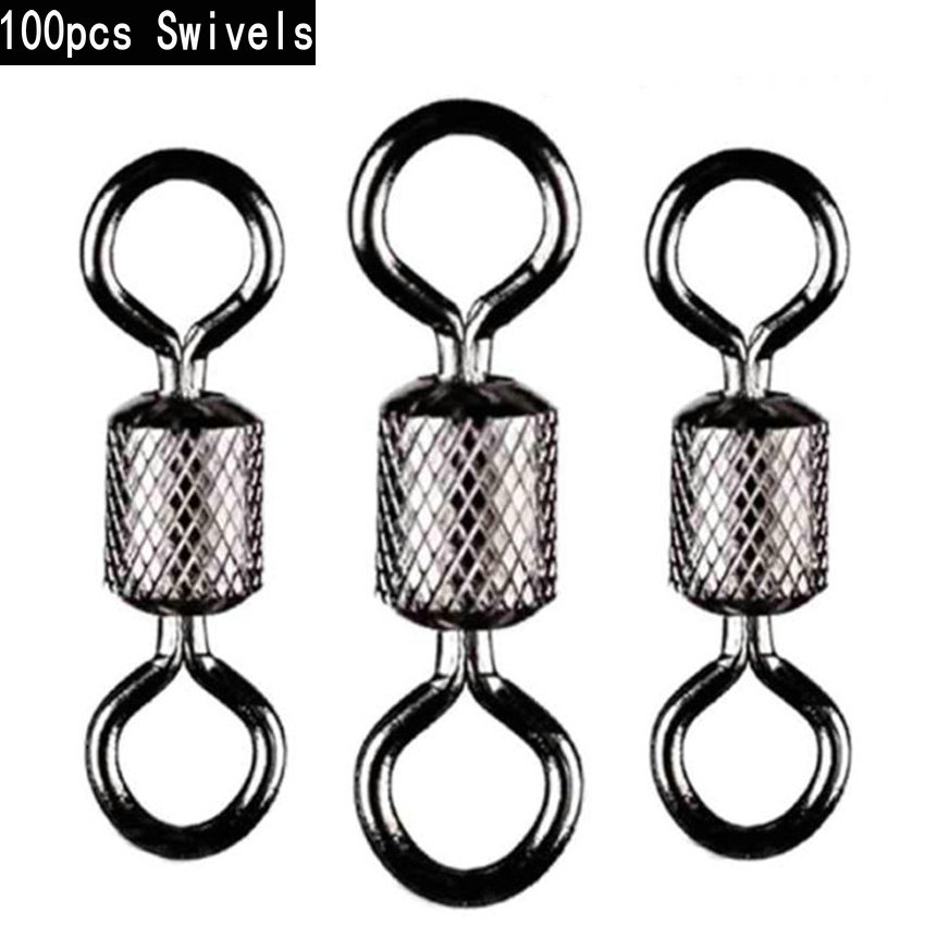 100pcs/box Fishing Swivel 1#-1 - Fishing Rod Case ulasan dan harga