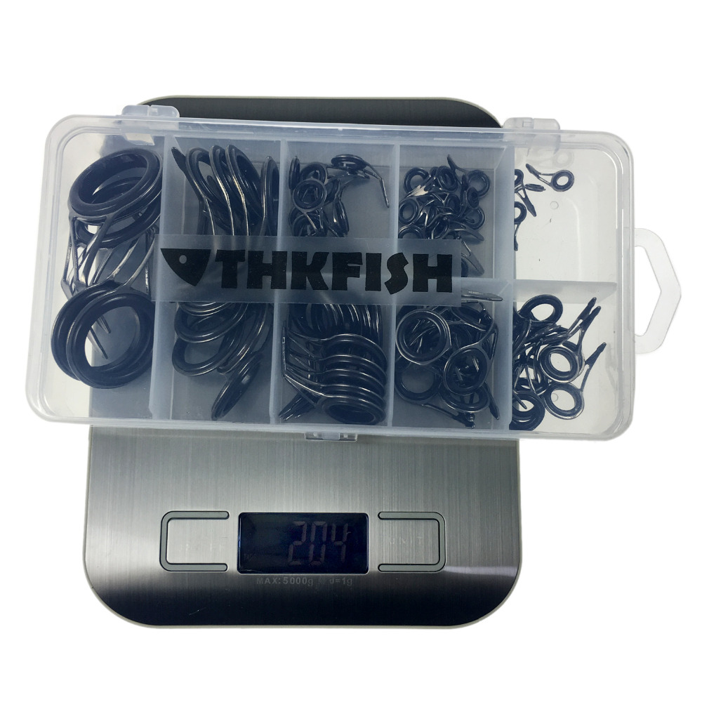 THKFISH 75pcs Fishing Rod Guid - Fishing Rod Guide Replacement ulasan dan harga