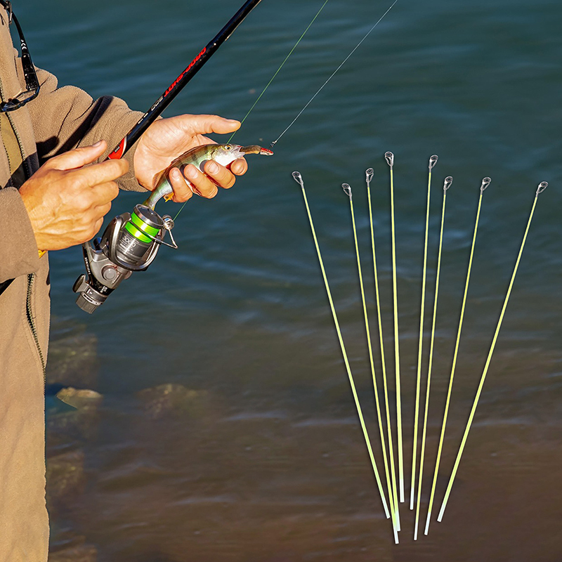 5Pcs 42CM Boat/Raft Rod Tip Sp - Fishing Rod Building Kit ulasan dan harga